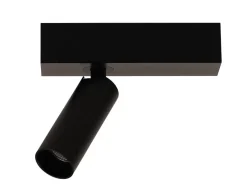 A block slim enkel spot med base 2700K 9,1 Watt - Dimbar