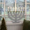 Adventsstake 7 armet - Grå