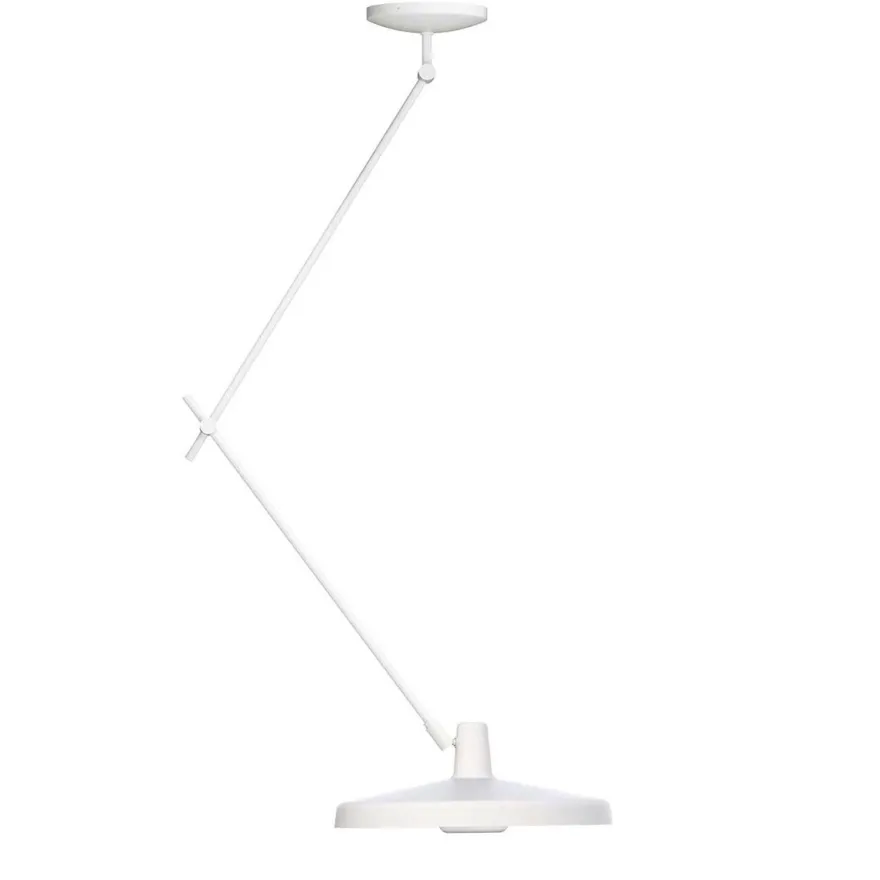 Arigato 45 enkel taklampe - Hvit