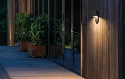 Arlon round vegglampe utendørs 10W 3000 Kelvin IK10 IP65 - Dimbar