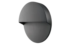 Arlon round vegglampe utendørs 10W 3000 Kelvin IK10 IP65 - Dimbar