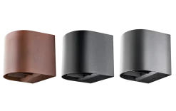 Artes round vegglampe opp/ned utendørs IP65 8W 3000K Dimbar