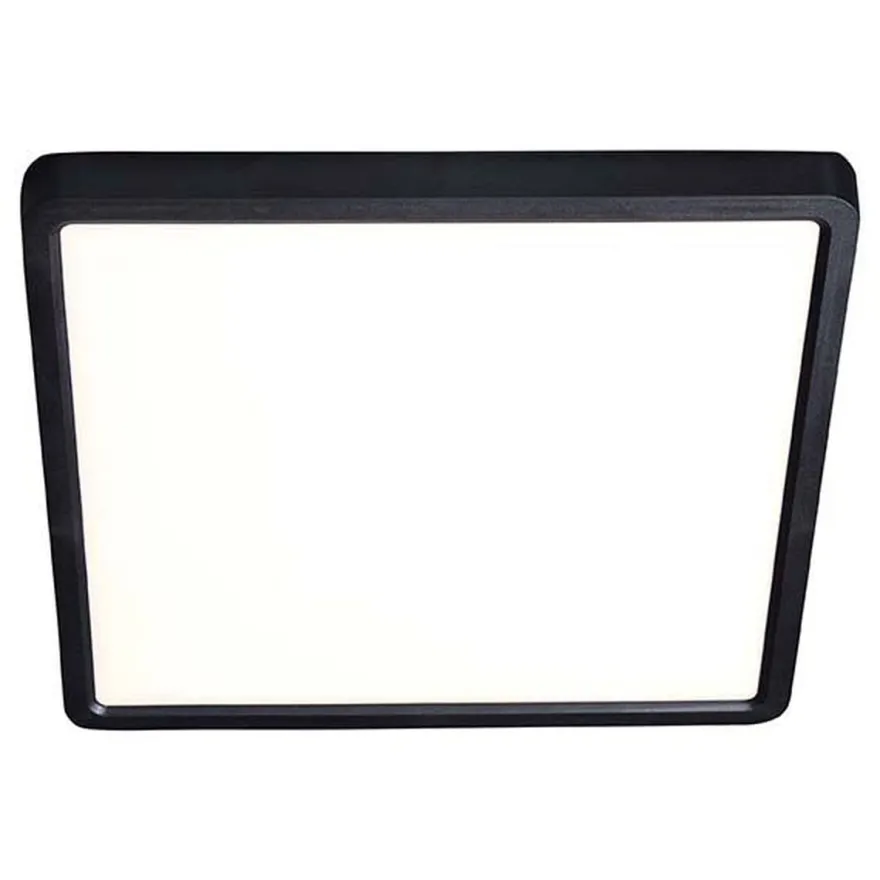 Astor taklampe 30x30 cm 2800K 24W Dimbar - Svart