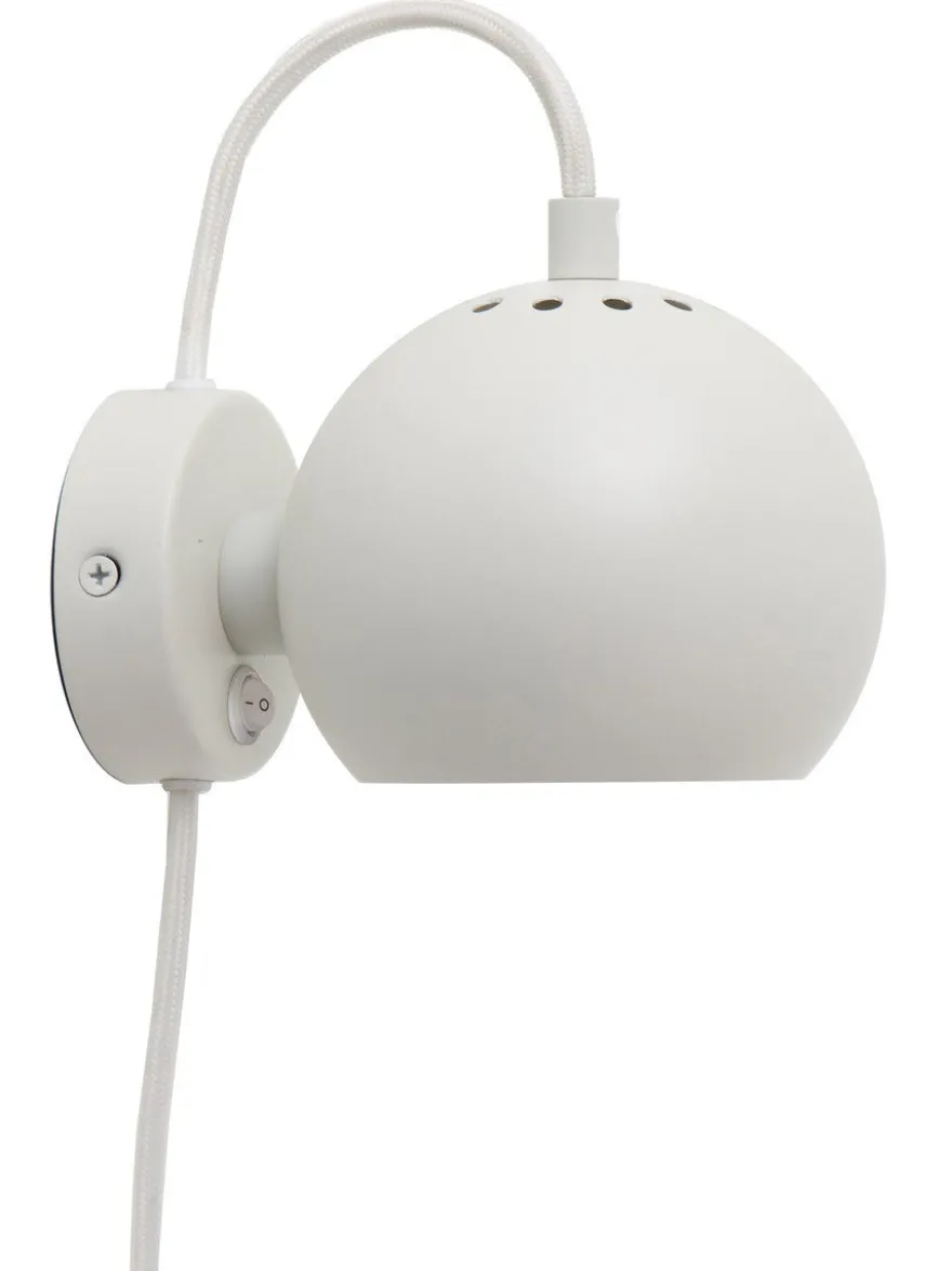 Ball vegglampe Ø12 cm