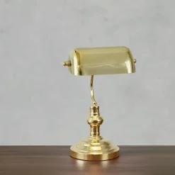 Bankers bordlampe 42 cm