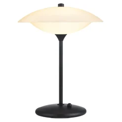 Baroni bordlampe - Matt Svart/Hvit