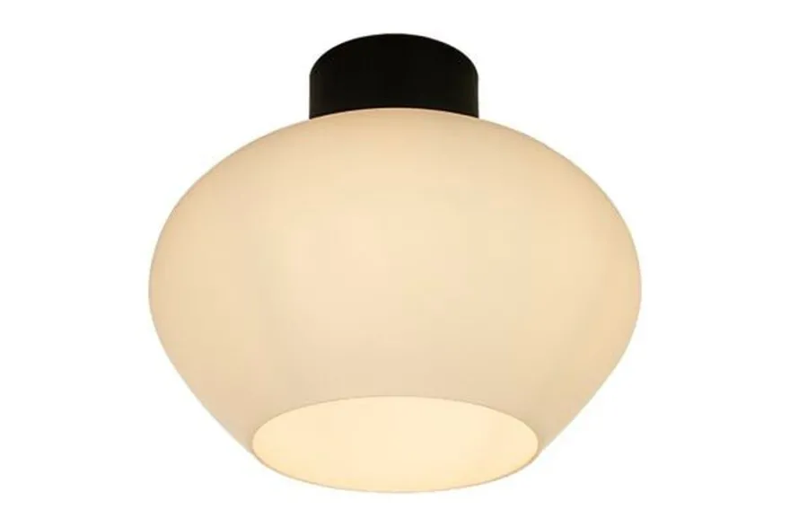Bell taklampe 35 cm - Svart/Opal