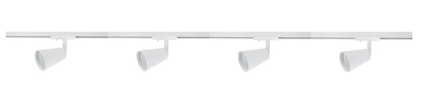Bocca spotskinne 4 spotter 2 meter - Pure white