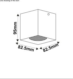 Bodi takspot square GU10
