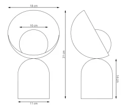 Boto bordlampe