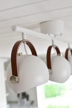 Bow taklampe - Hvit/Brun