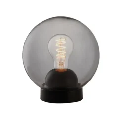 Bubbles bordlampe 18 cm - Røykfarget