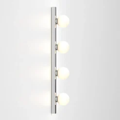 Cabaret 4 vegglampe for baderom IP44 - Polert krom