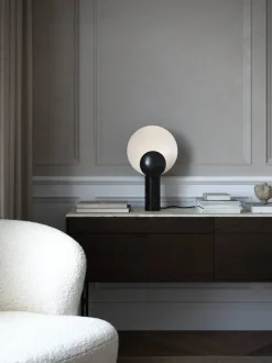 Caché bordlampe - Svart/Marmor