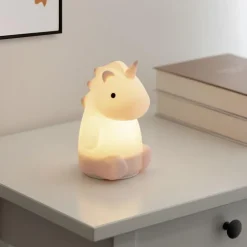 Castellino nattlampe enhjørning - Oppladbar