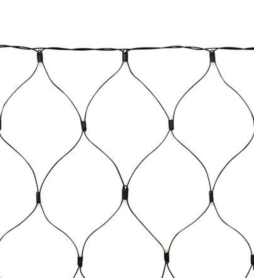 Chrissline lysnett 100 lys 2 x 1,7 meter extra - Varmhvit - Hvit