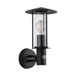 Classic vegglampe opp utendørs IP44 - Med bevegelsessensor