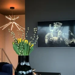 Cluster takpendel 50W Dimbar - Svart