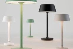 Companion oppladbar bordlampe 3W 3000K - Matt Grå