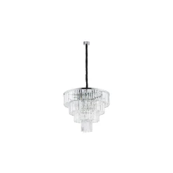Cristal Lysekrone L - Sølv