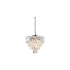Cristal Lysekrone L - Sølv