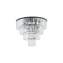 Cristal taklampe L - Svart