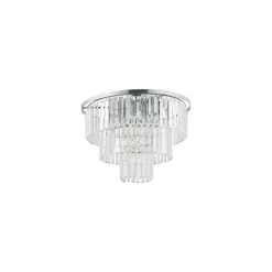 Cristal taklampe M - Sølv
