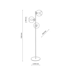 Cubus gulvlampe 3-lys