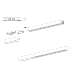 Designline endetilkobling - Svart
