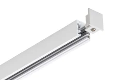 Designline Tube komplett 1,9 meter spotskinne med 4 spotter GU10 - Hvit