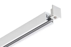 Designline Tube Pro komplett 1,9 meter spotskinne med 5 spotter GU10 - Hvit