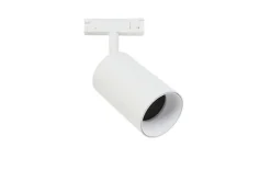 Designline Tube Pro komplett 1,9 meter spotskinne med 5 spotter GU10 - Hvit