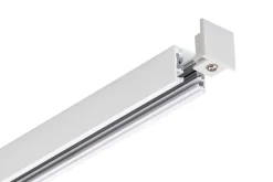 Designline Tube Pro komplett 1 meter spotskinne med 3 spotter GU10 - Hvit