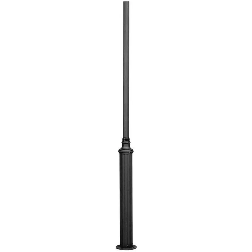 Draco stolpe 2m - Svart