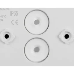 D-ring 25 cm vegglampe utendørs 15W 2700/3000 kelvin IP65 - dimbar