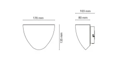 Duo vegglampe 11W 2700 Kelvin IP20 - Dimbar
