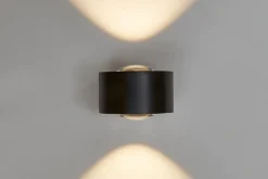 Easy Lens vegglampe opp/ned 14,5W 1800-2700 Kelvin dimtowarm - Svart