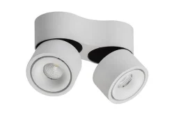 Easy mini W275 Double takspot 2x7W 2700K Dimbar - Hvit