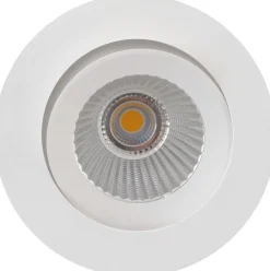 E95 lavtbyggende downlight 1800-3000 Kelvin dim to warm RA95 5W - Hvit