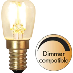 E14 LED ST26 1,4W 2100 Kelvin - Dimbar