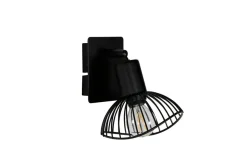 Elsa justerbar vegglampe - Svart