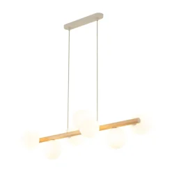 Estera wood takpendel 7-lys