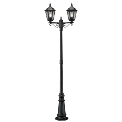 Firenze 2-arm stolpe - Svart 220cm