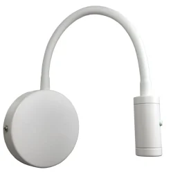 Flexi vegglampe 3W Dimbar - Hvit