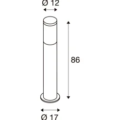 F-pol pullert 86 cm IP54