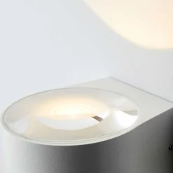 Frey vegglampe IP65 2x6W 2700K - Hvit