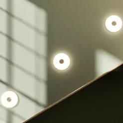 Glint glass vegglampe Ø26