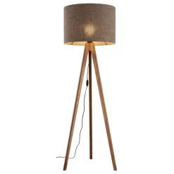 Grand gulvlampe - Valnøtt