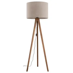 Grand gulvlampe - Valnøtt
