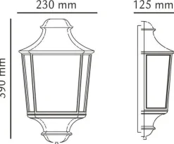 Hamlet vegglampe
